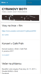 Mobile Screenshot of cyranovyboty.cz
